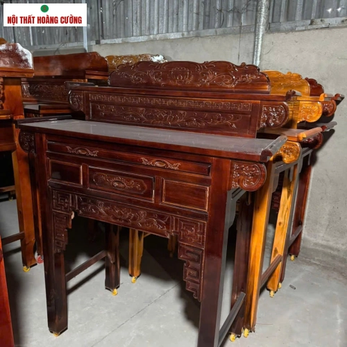 Bàn thờ cúng gỗ tràm